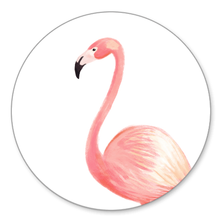 Sluitzegel flamingo